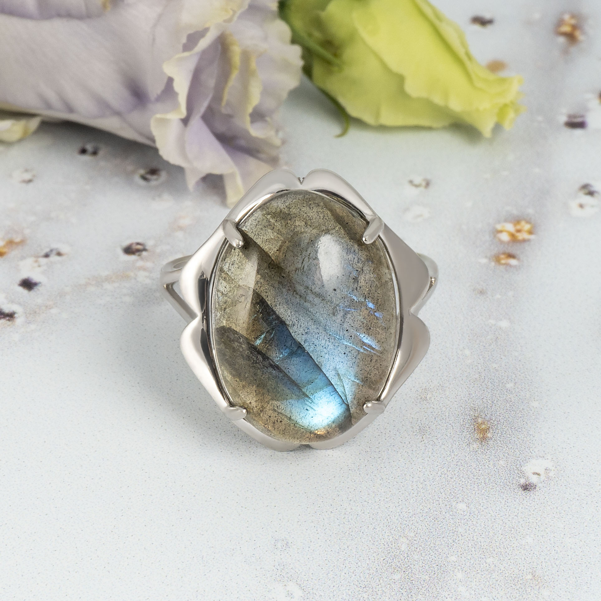 0575R Лабрадор Кольцо (Ag 925)