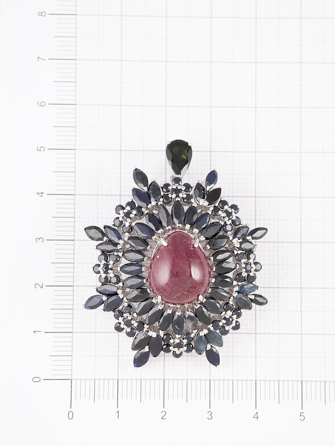 298 Брошь-кулон (Ag 925)