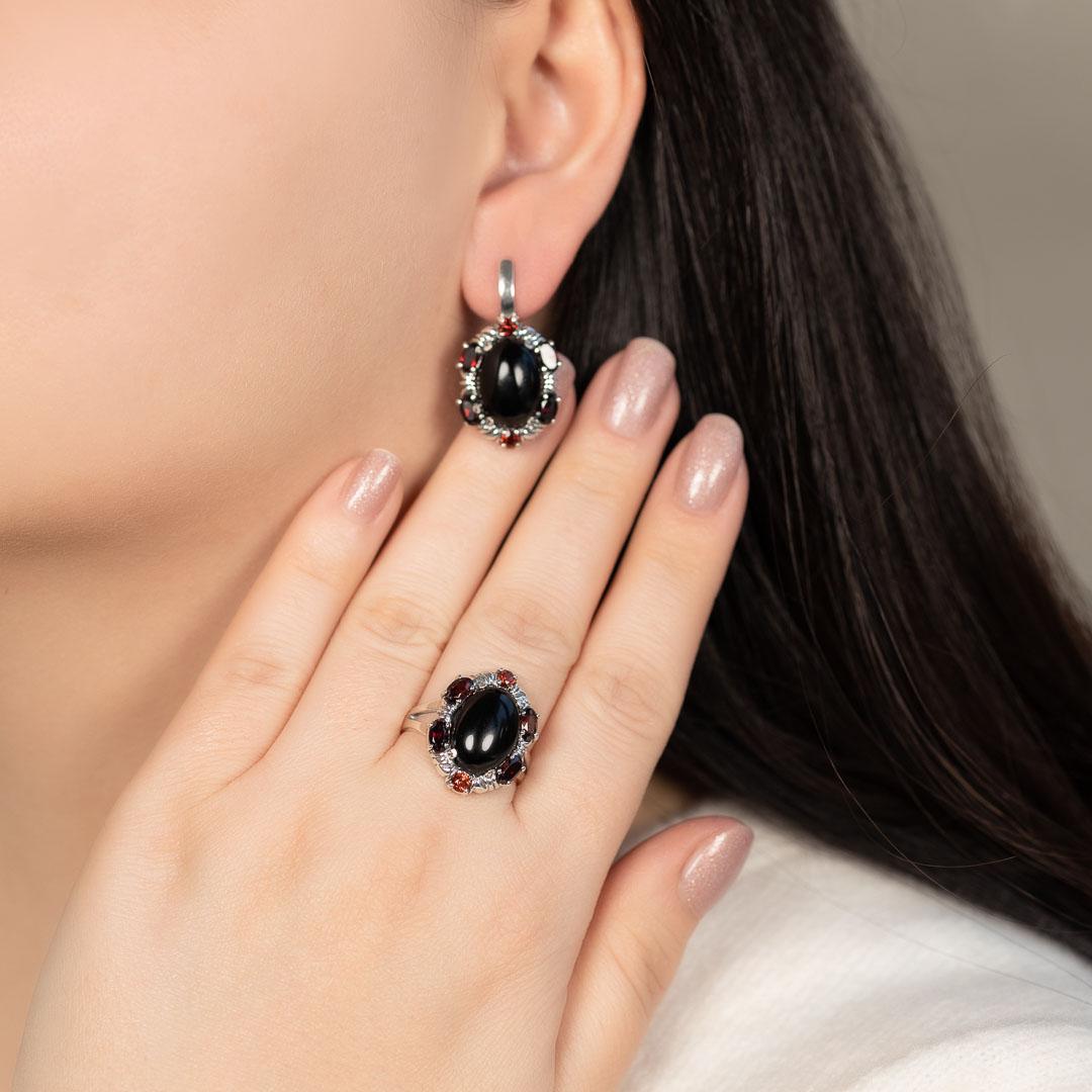 76191агч Серьги (Ag 925)