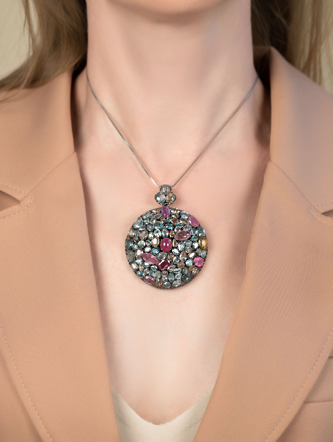 308 Брошь-кулон (Ag 925)