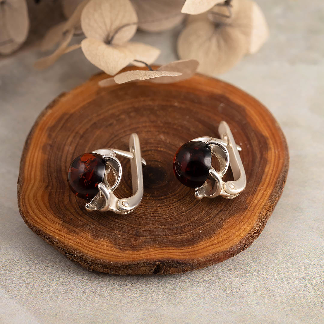 812383 кор Серьги (Ag 925)