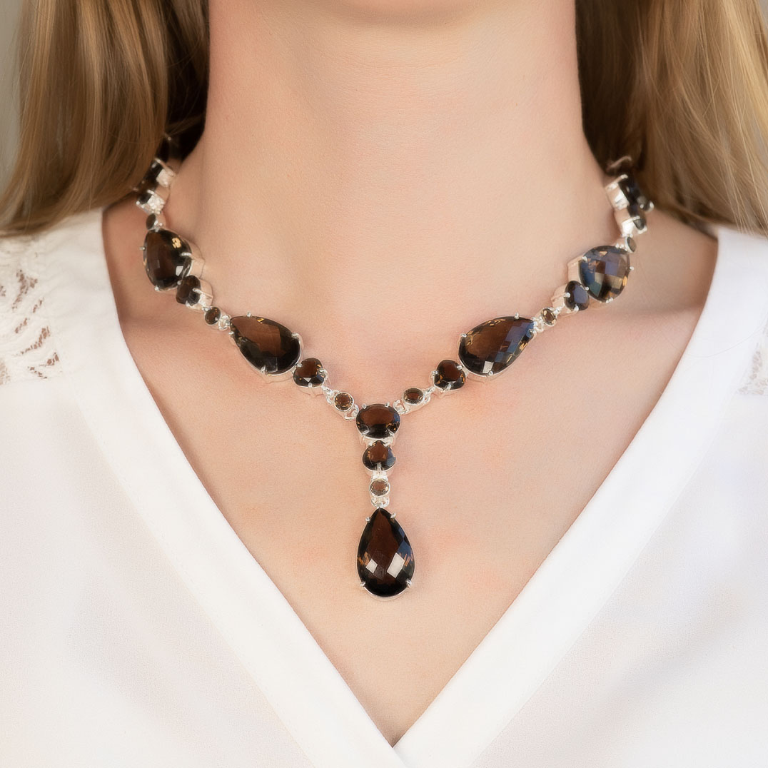 1300133 Колье (Ag 925)