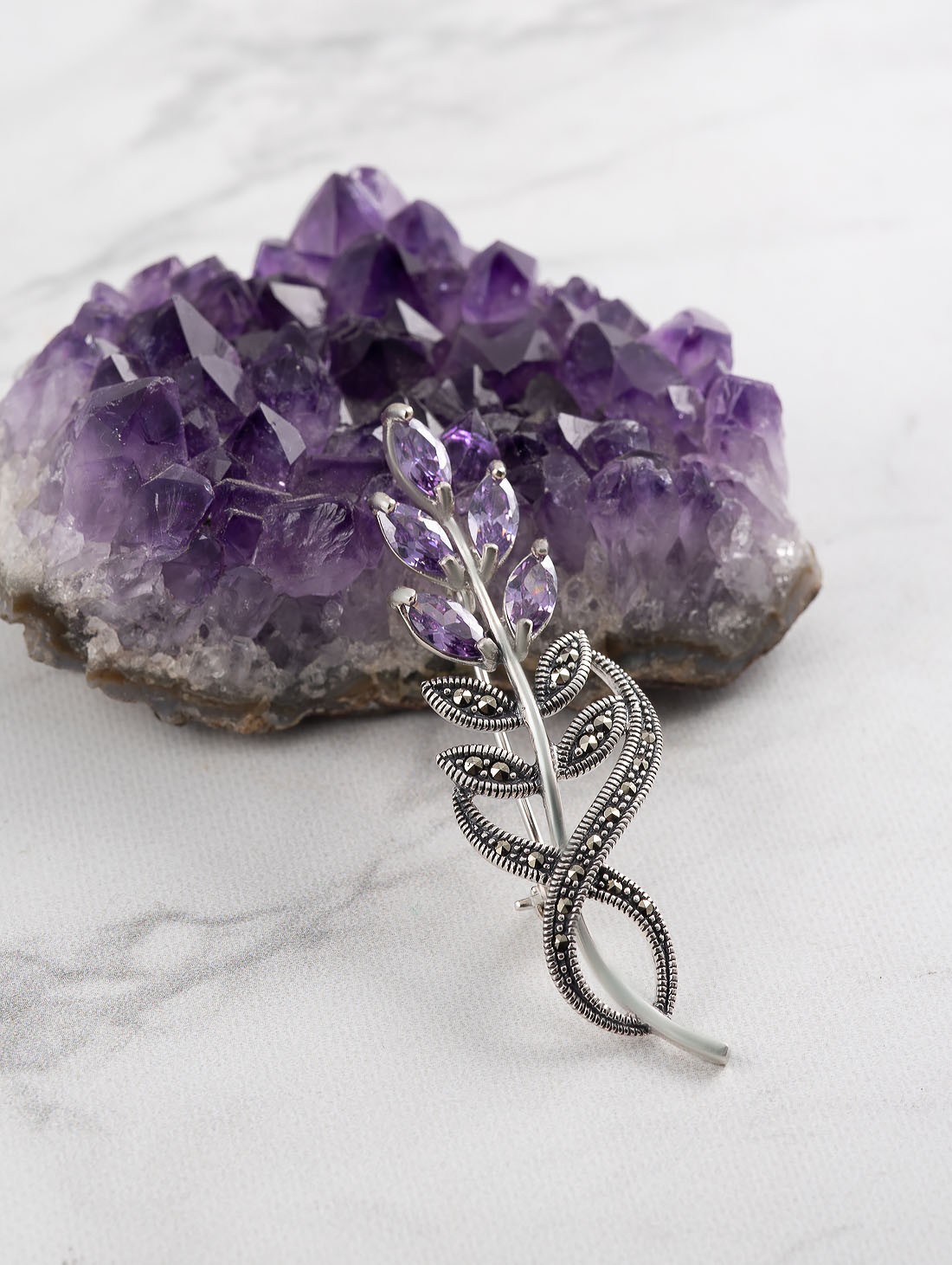 91636 Брошь (Ag 925)