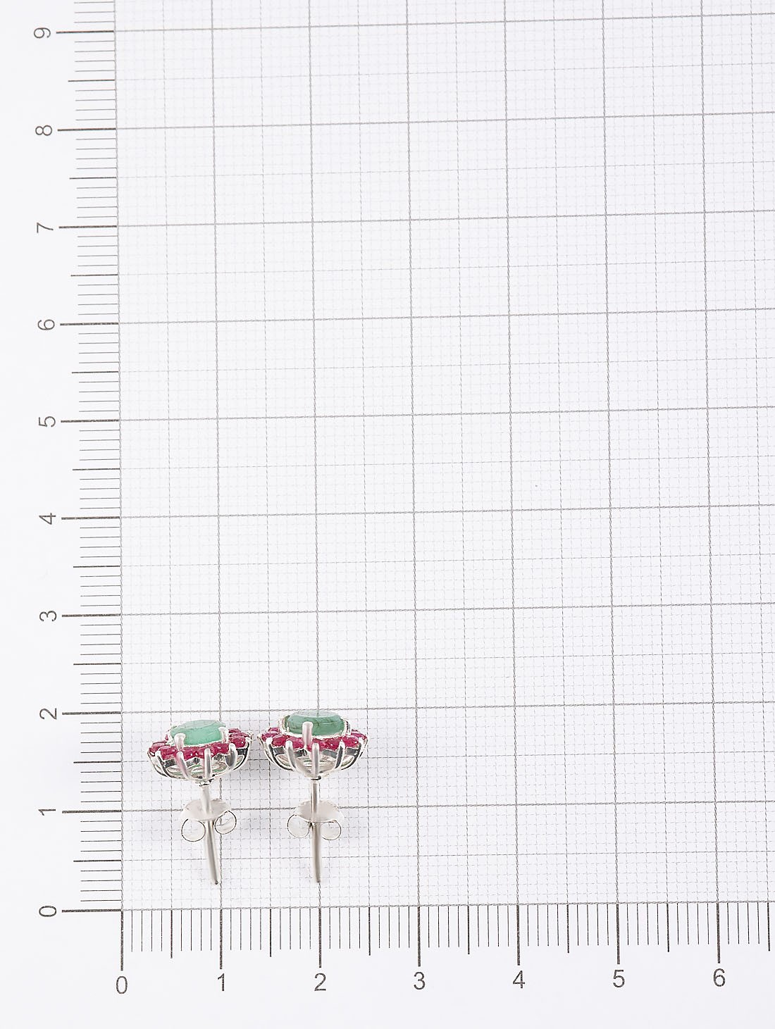 9390 Серьги пуссеты (Ag 925)