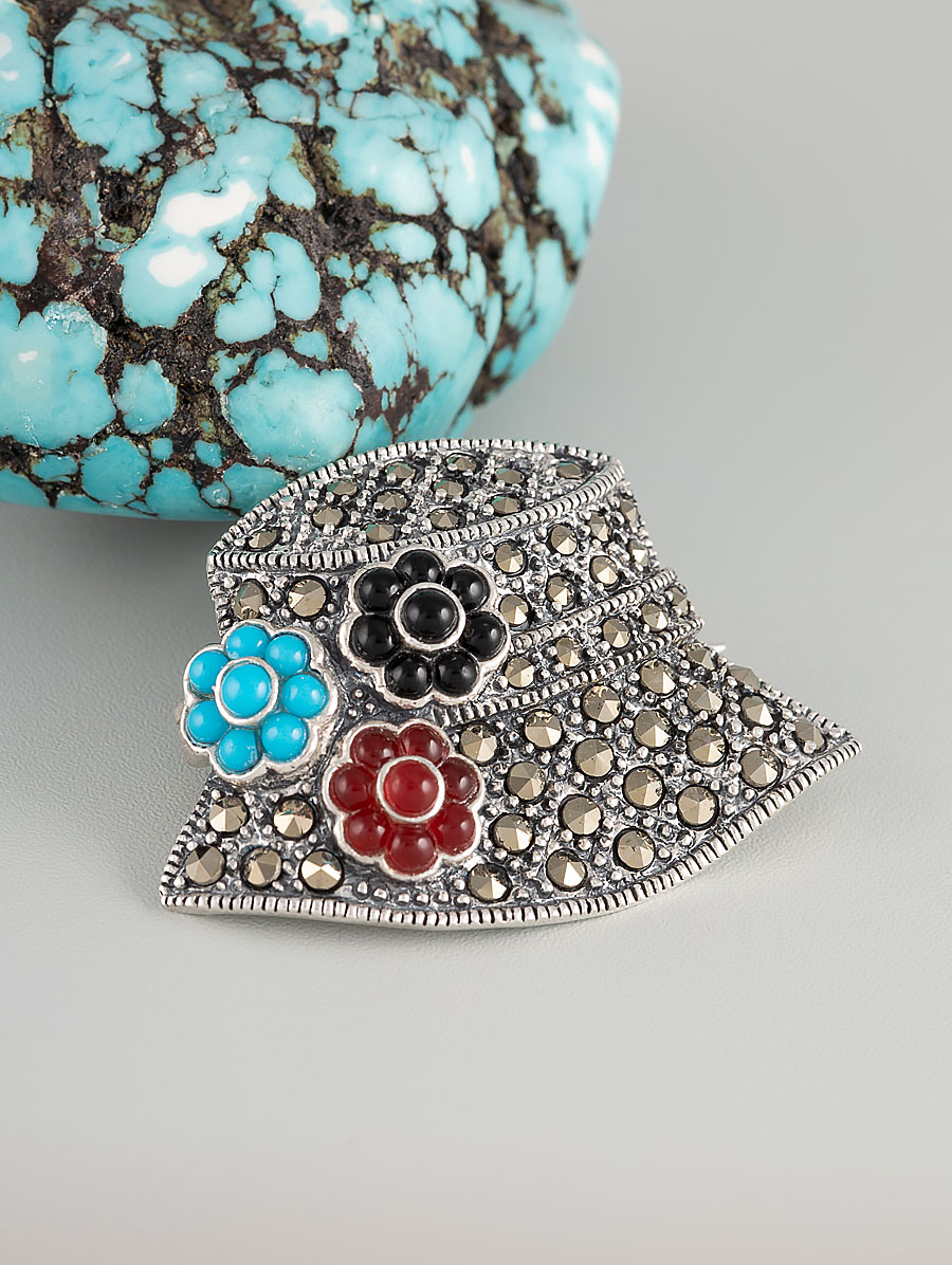 91514 Брошь-кулон (Ag 925)