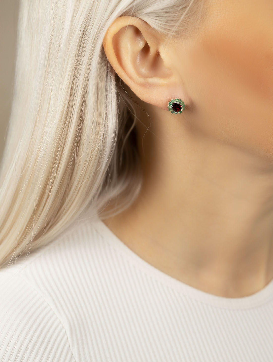 9396 Серьги пуссеты (Ag 925)