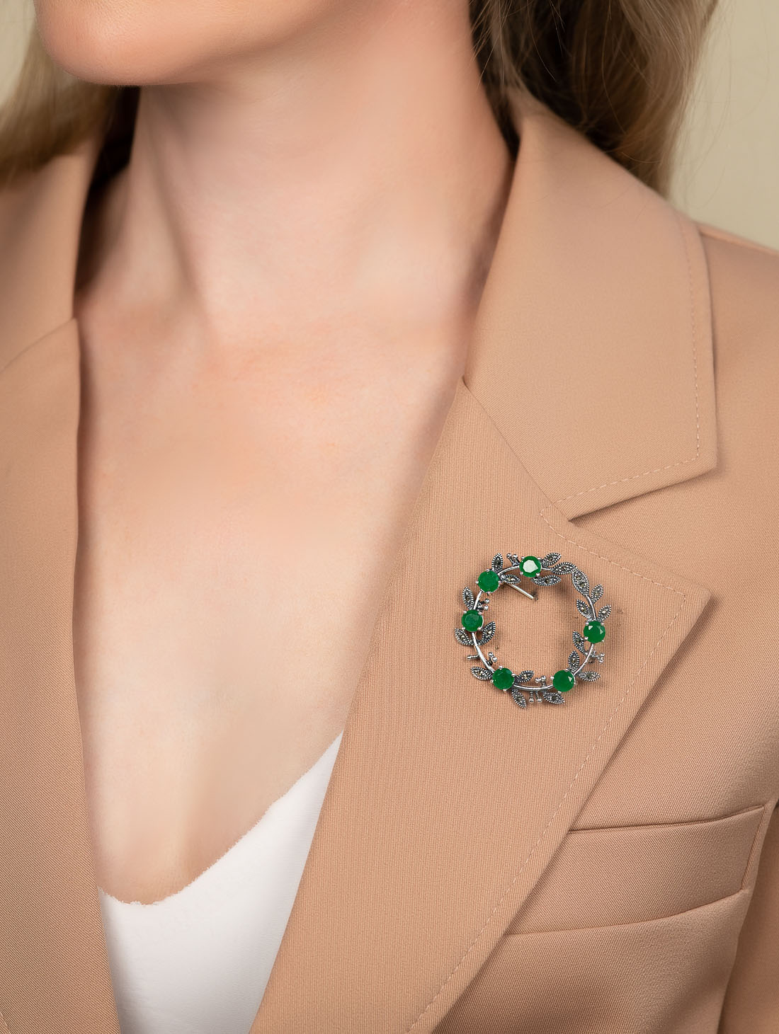 91576 Брошь (Ag 925)