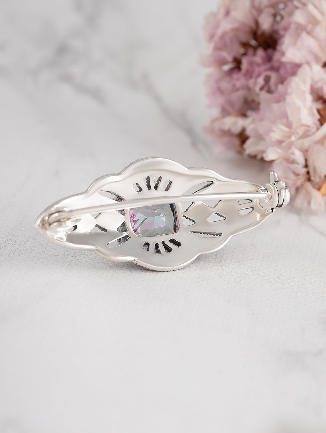 91573 Брошь (Ag 925)