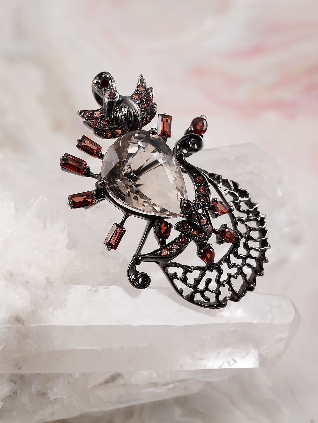 042374 Брошь-кулон (Ag 925)