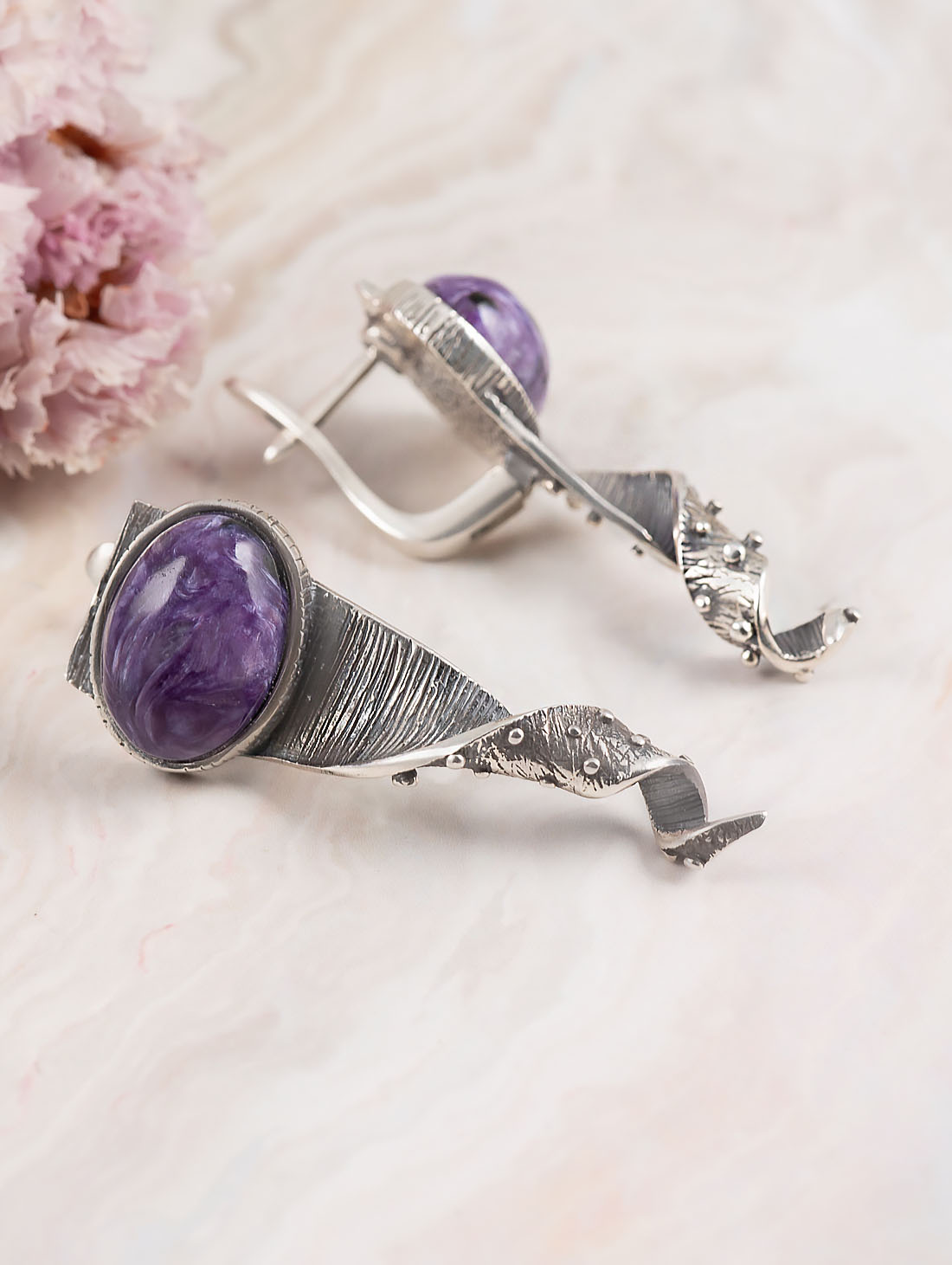 09598 Серьги (Ag 925)