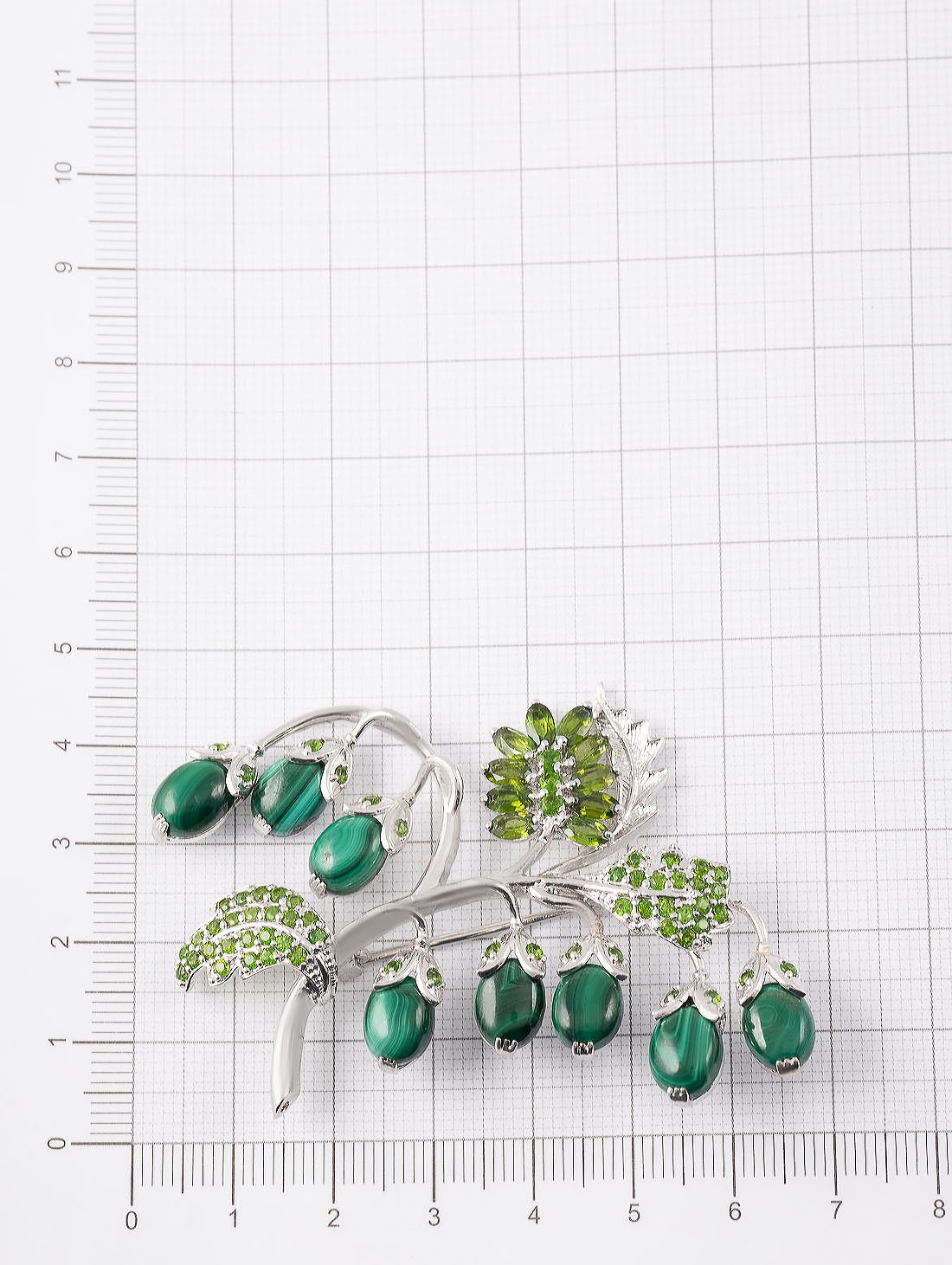 01306 Брошь (Ag 925)