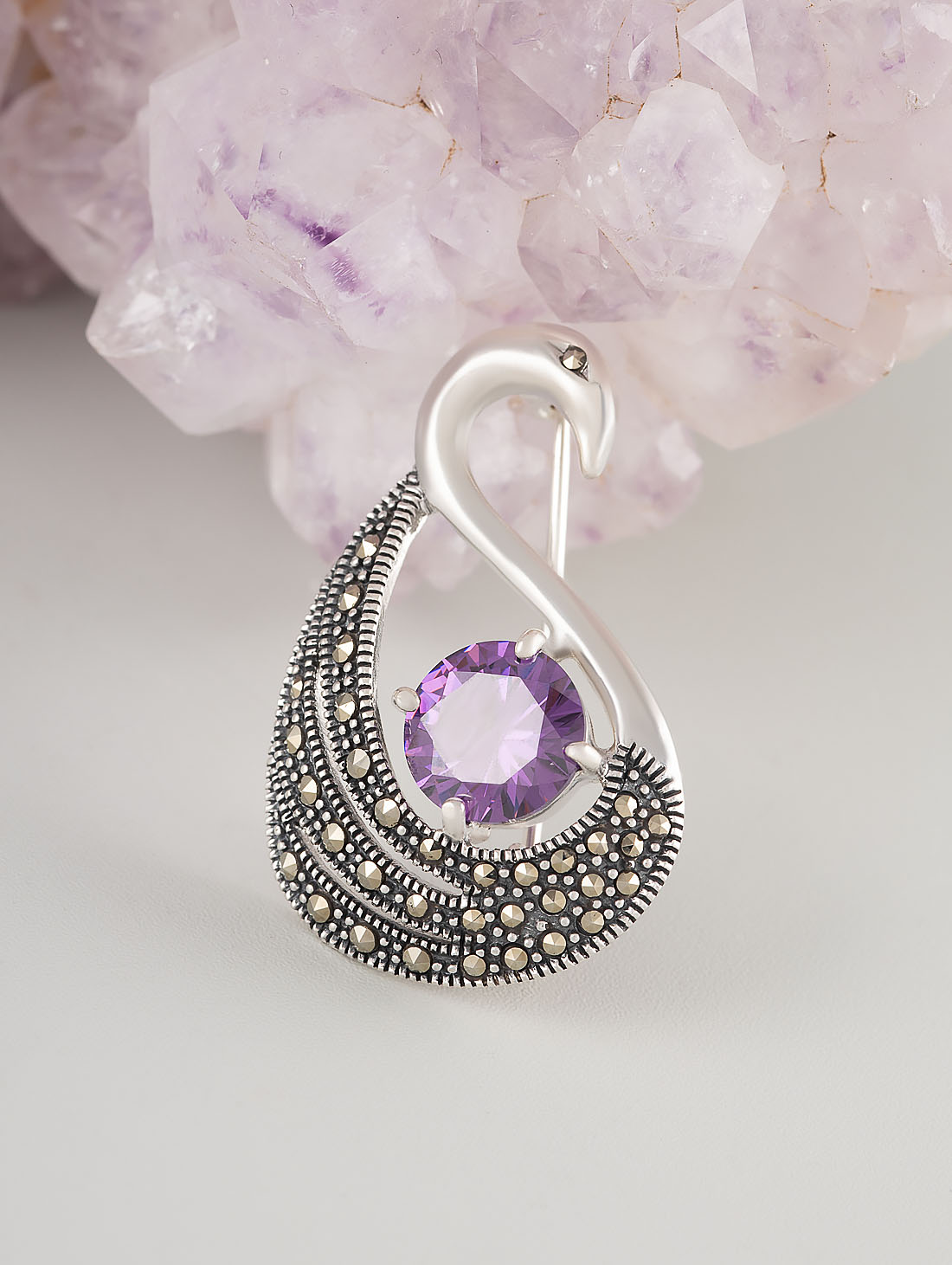 91623 Брошь (Ag 925)