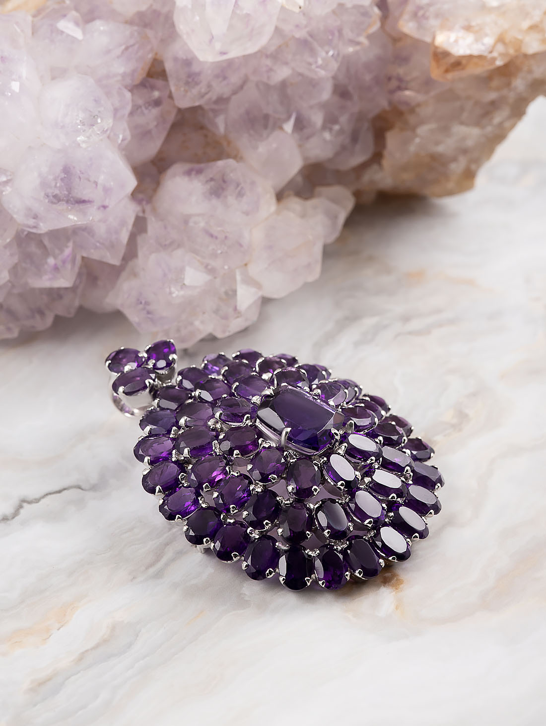 042355 Брошь-кулон (Ag 925)