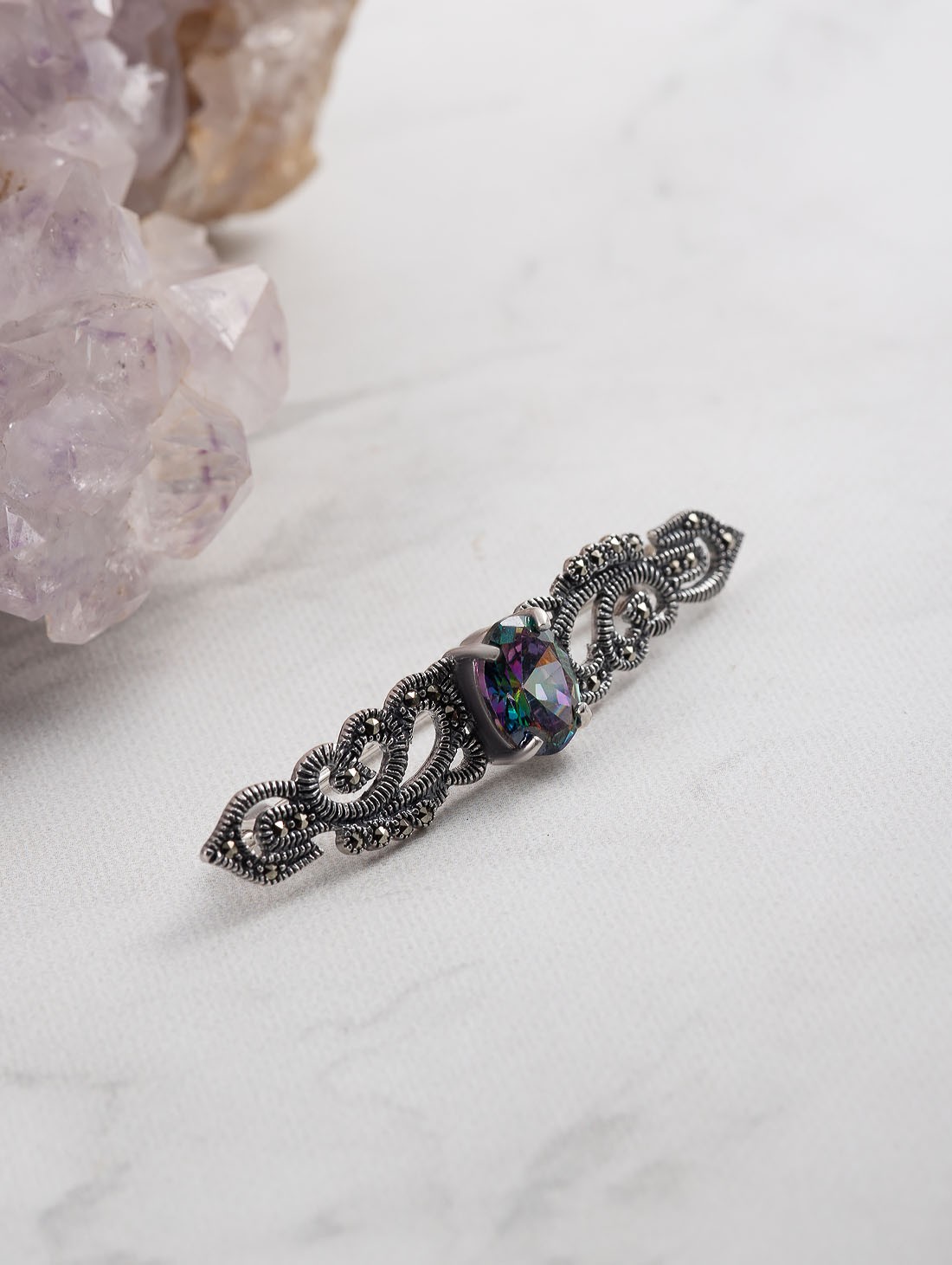 91647 Брошь (Ag 925)