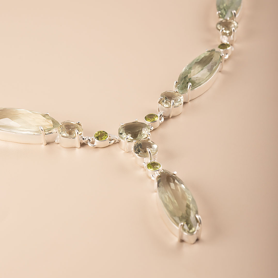 1300135 Колье (Ag 925)