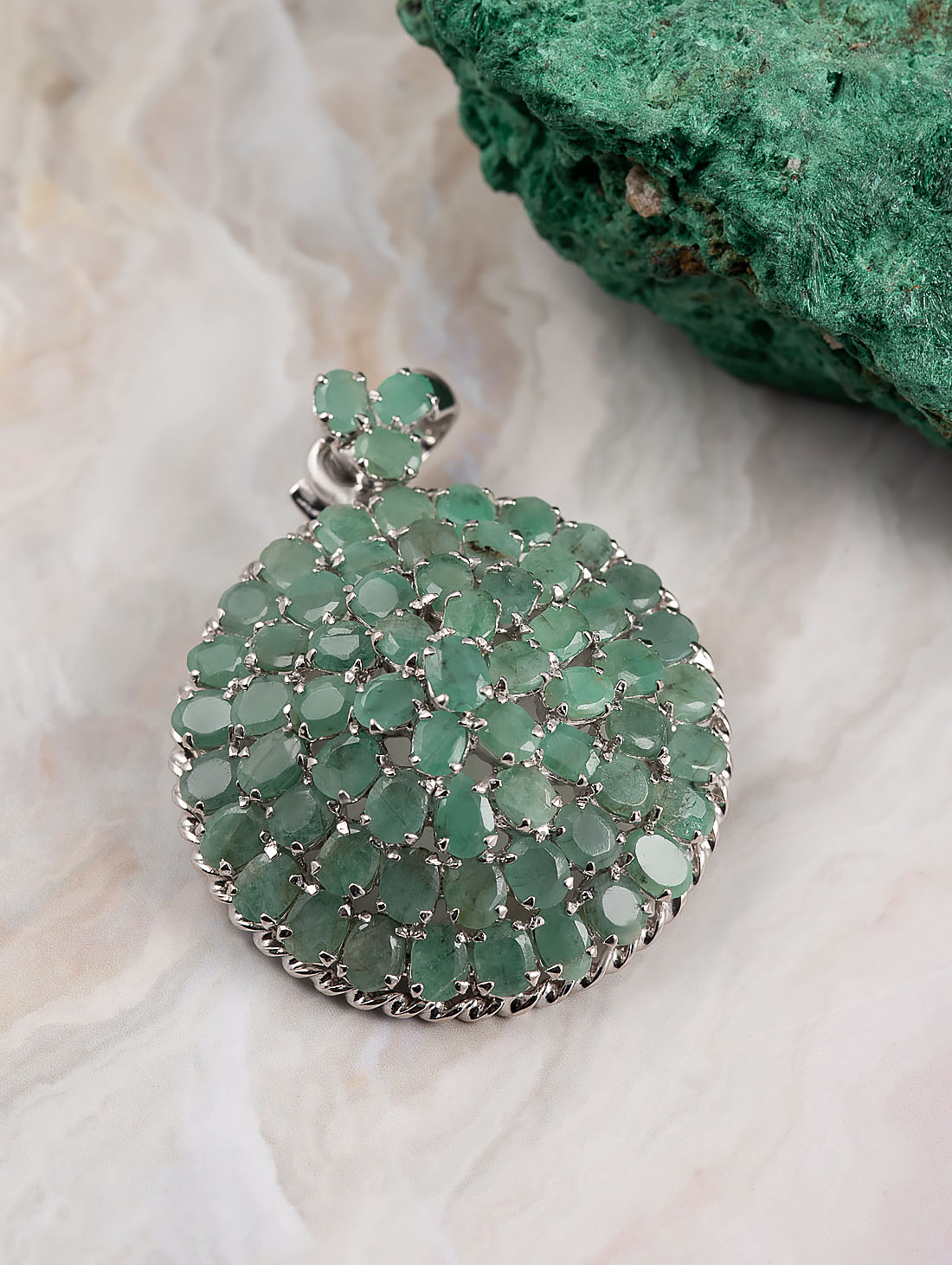 042359 Брошь-кулон (Ag 925)