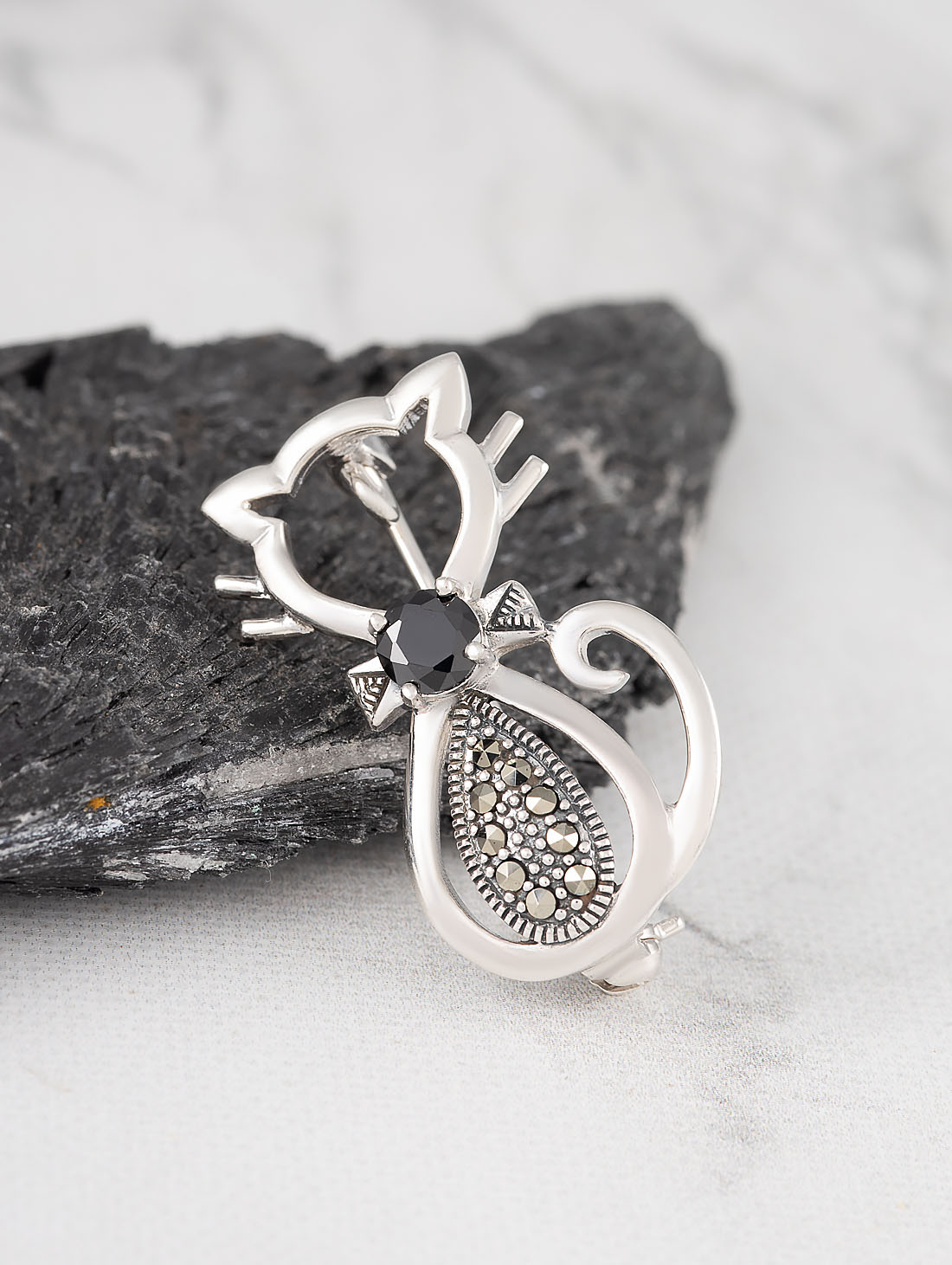 91654 Брошь (Ag 925)