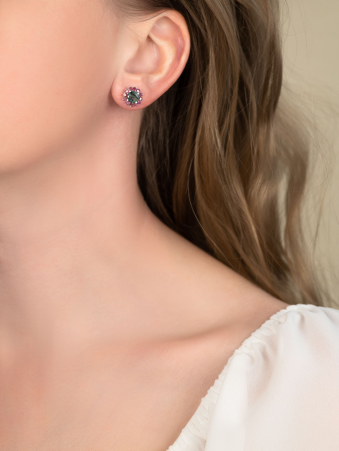 9456 Серьги пуссеты (Ag 925)