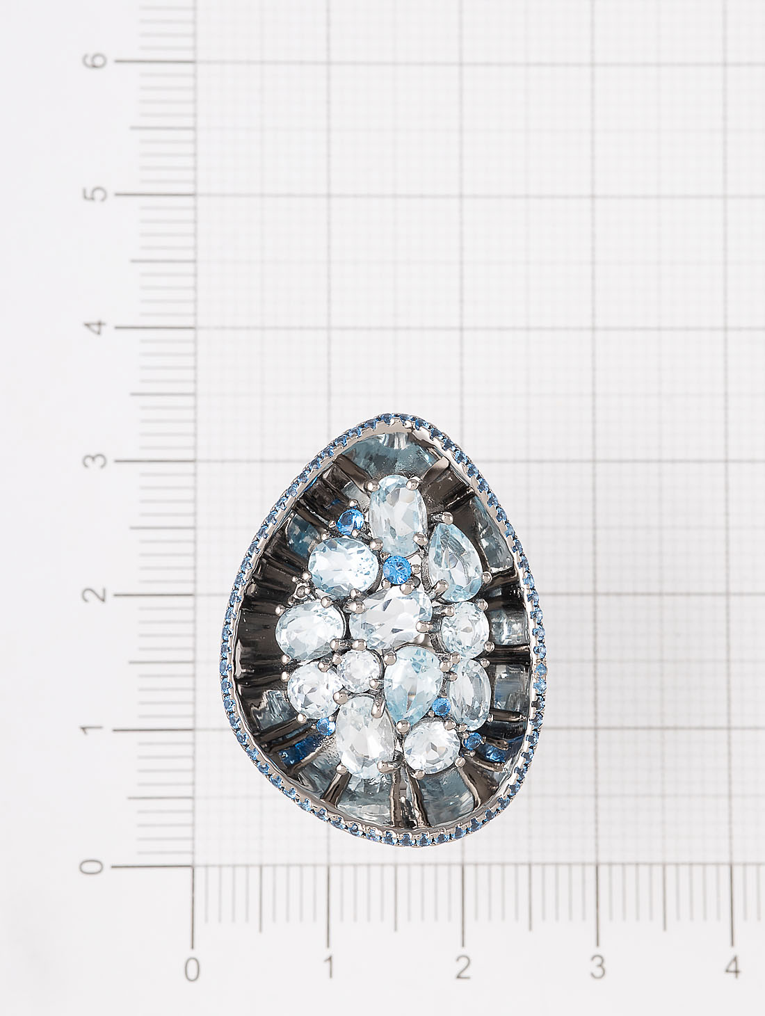 К0422Т Топаз Кольцо (Ag 925)