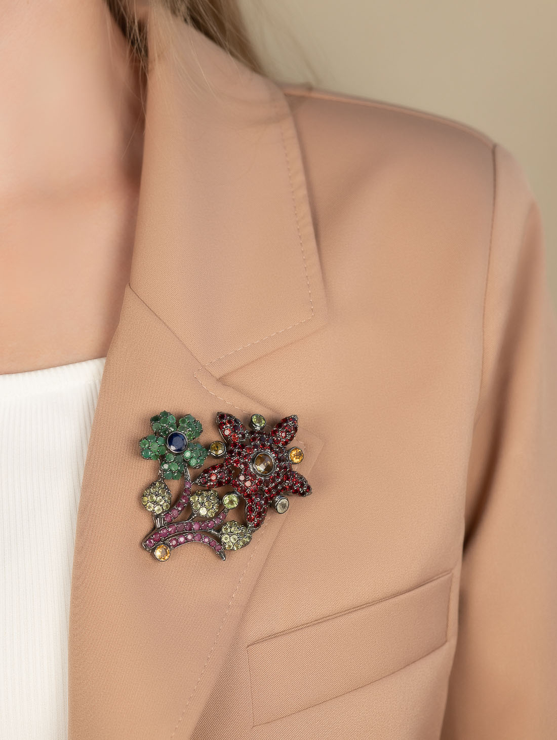 042392 Брошь-кулон (Ag 925)