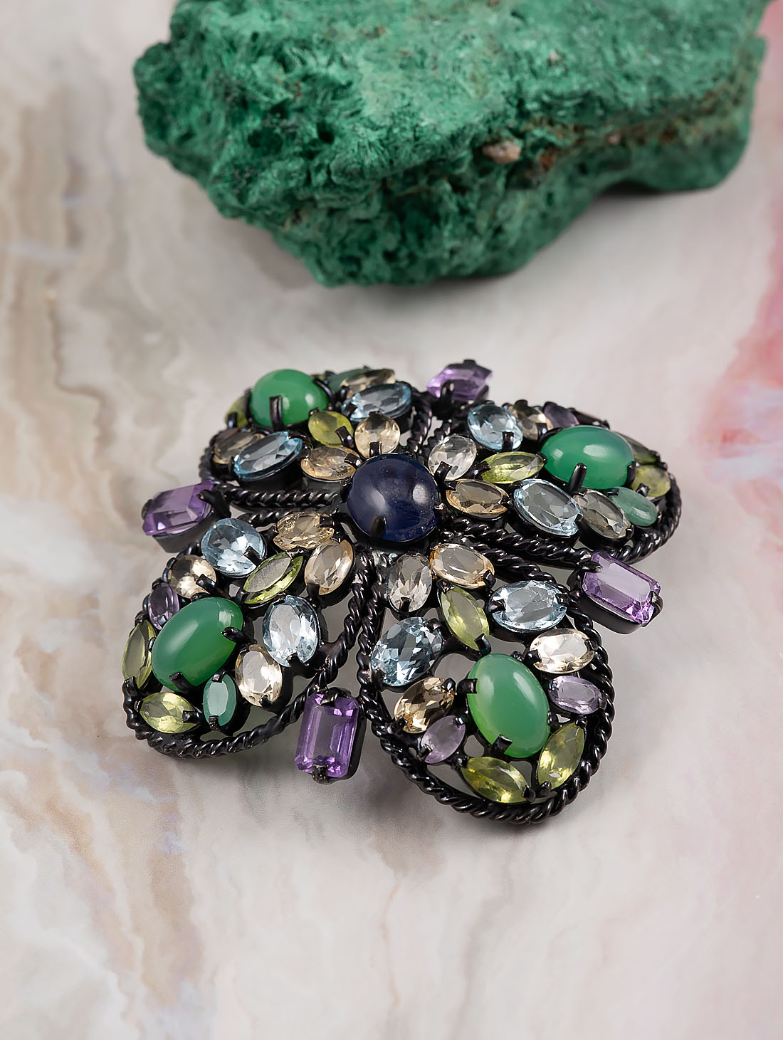 042364 Брошь-кулон (Ag 925)