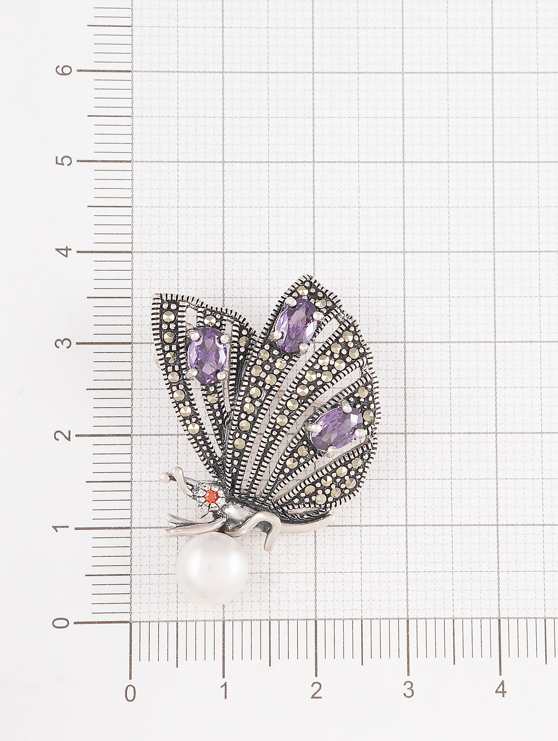 91570 Брошь (Ag 925)