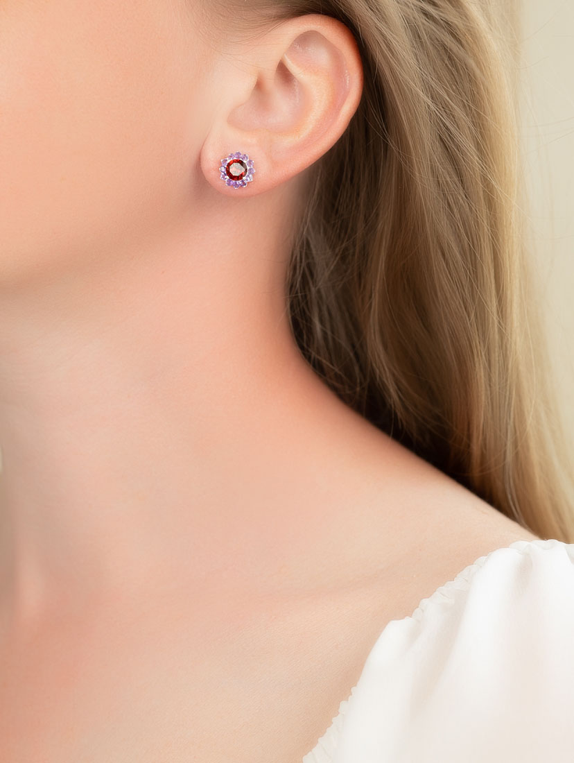 100982 Серьги пуссеты (Ag 925)
