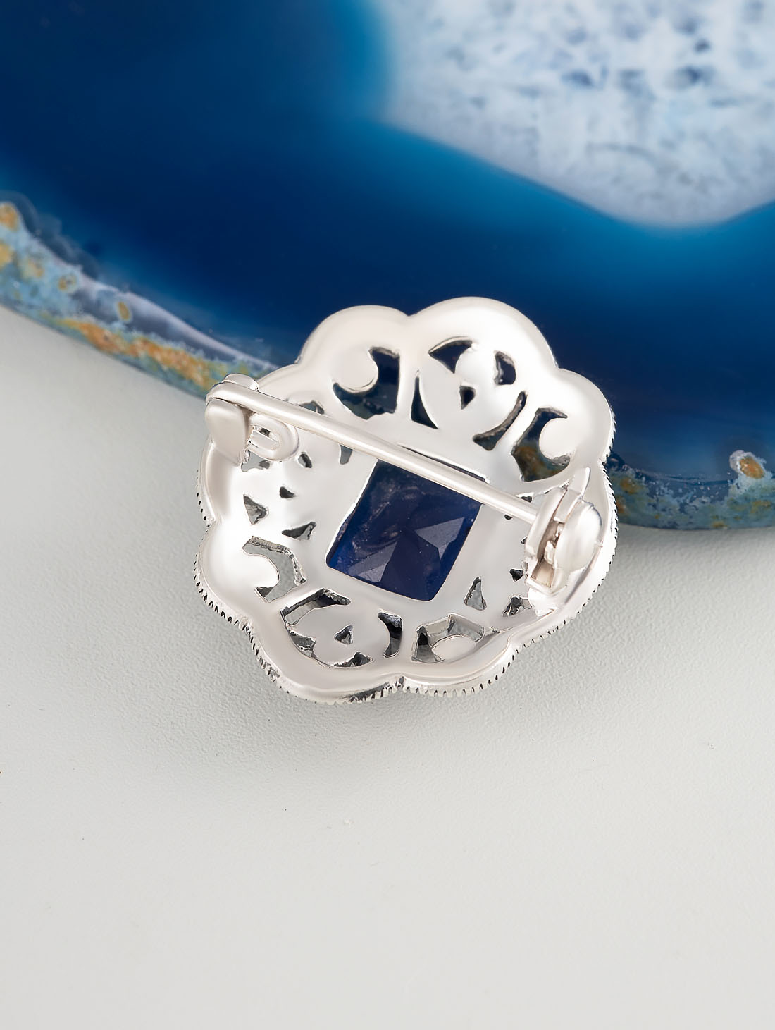 91580 Брошь (Ag 925)