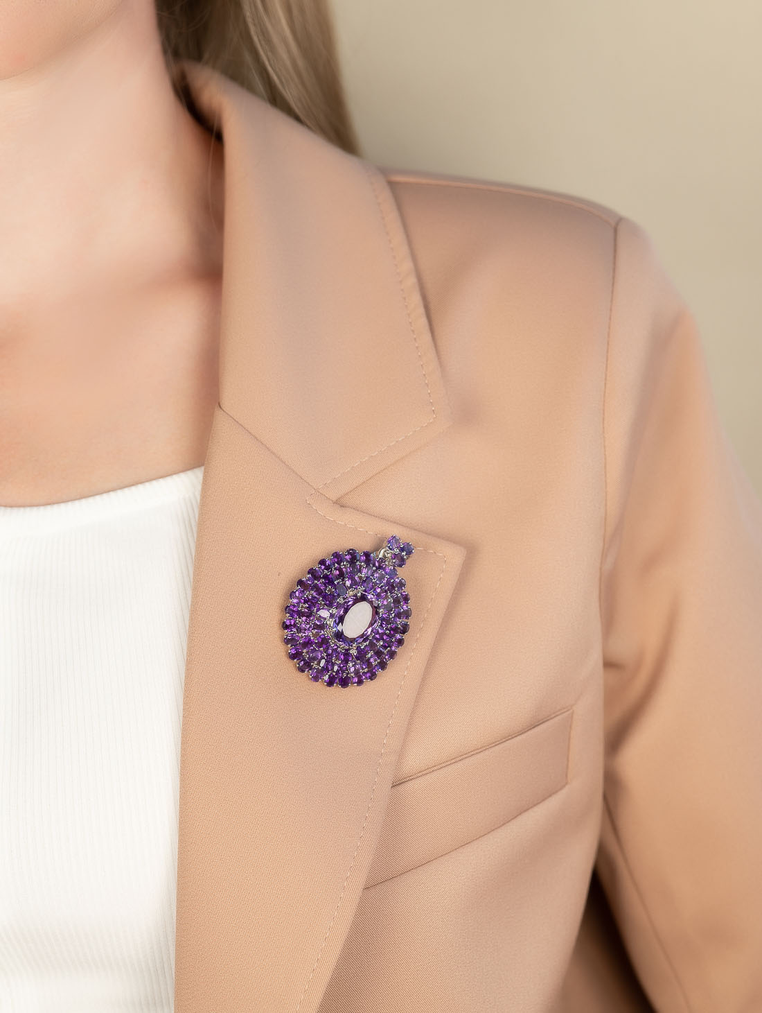 042351 Брошь-кулон (Ag 925)