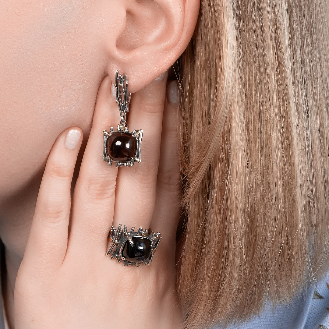 Rrr1450z Гранат Кольцо (Ag 925)