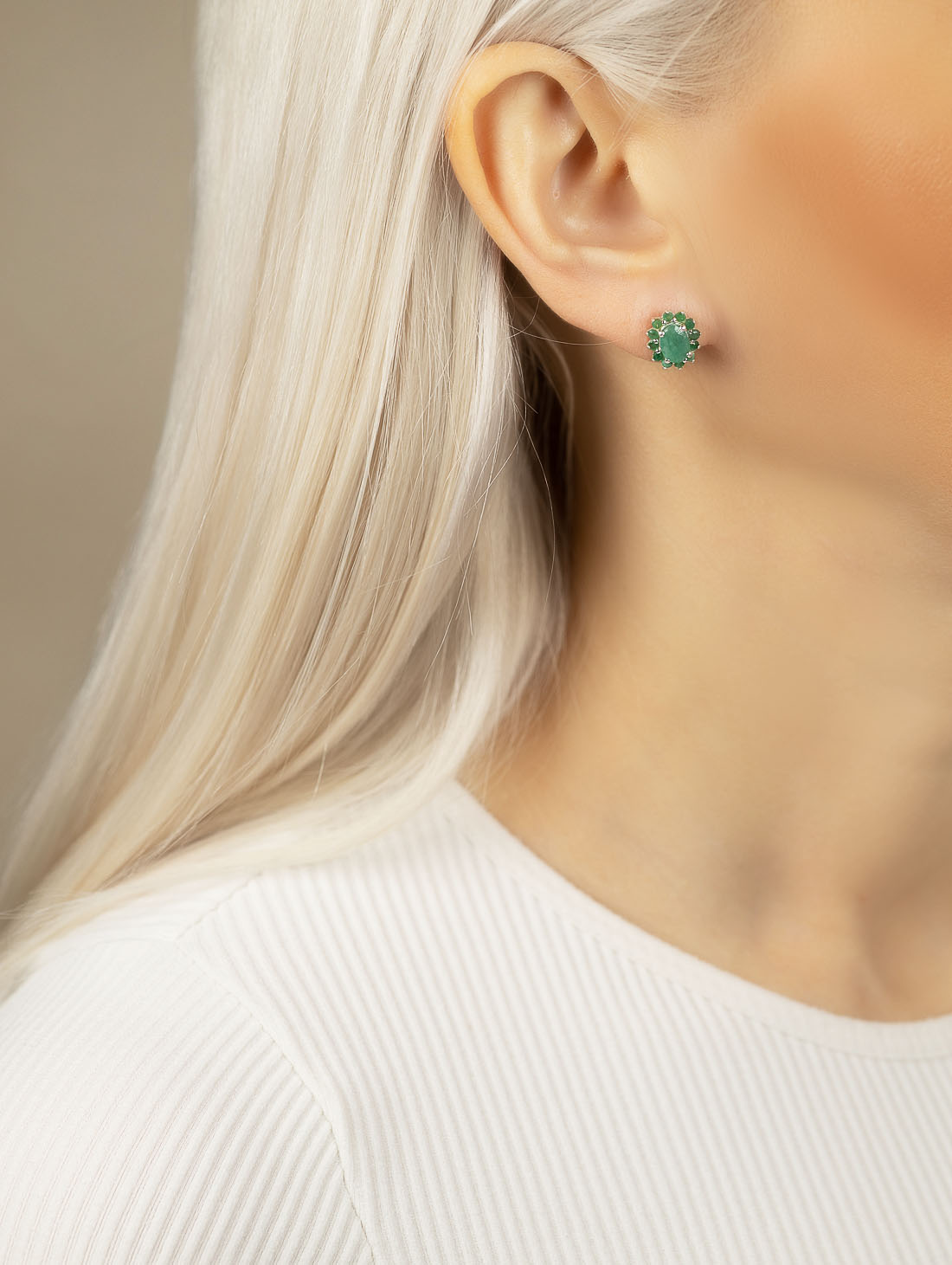 9399 Серьги пуссеты (Ag 925)