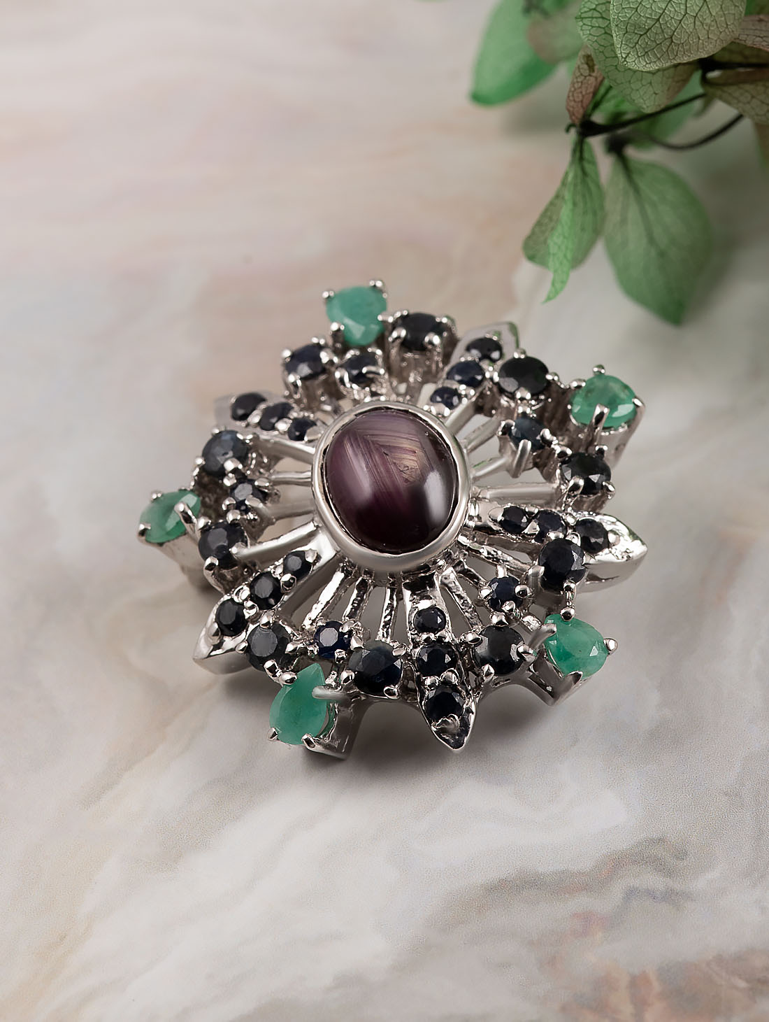 042338 Брошь-кулон (Ag 925)