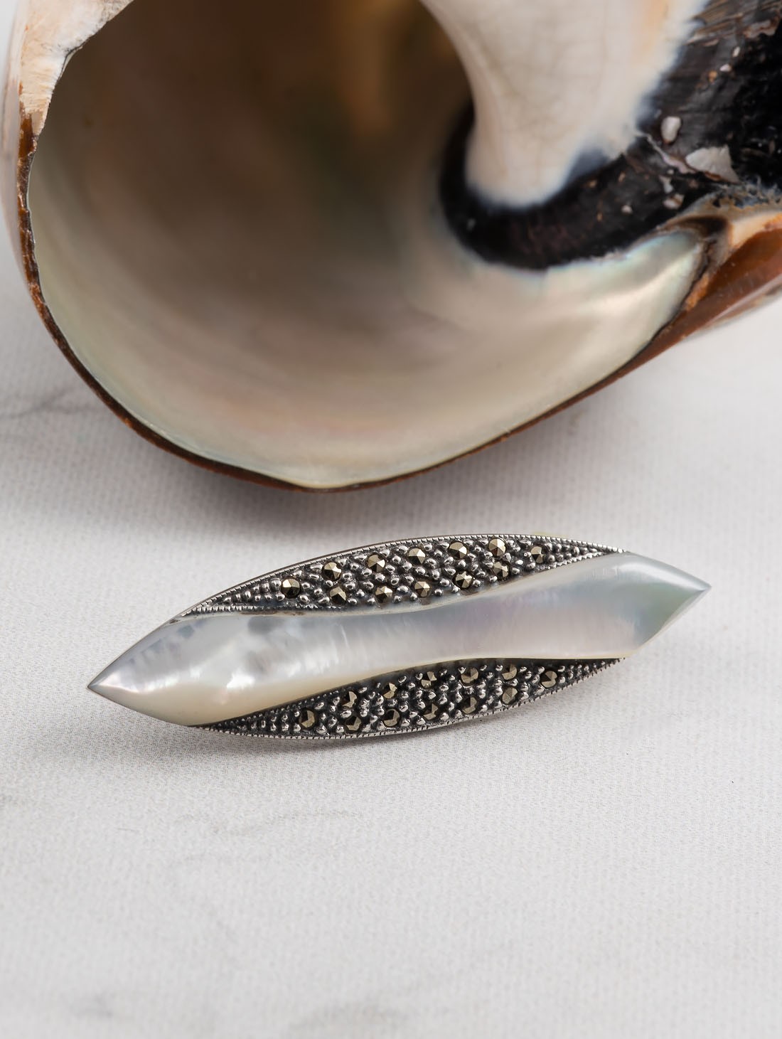 91637 Брошь (Ag 925)