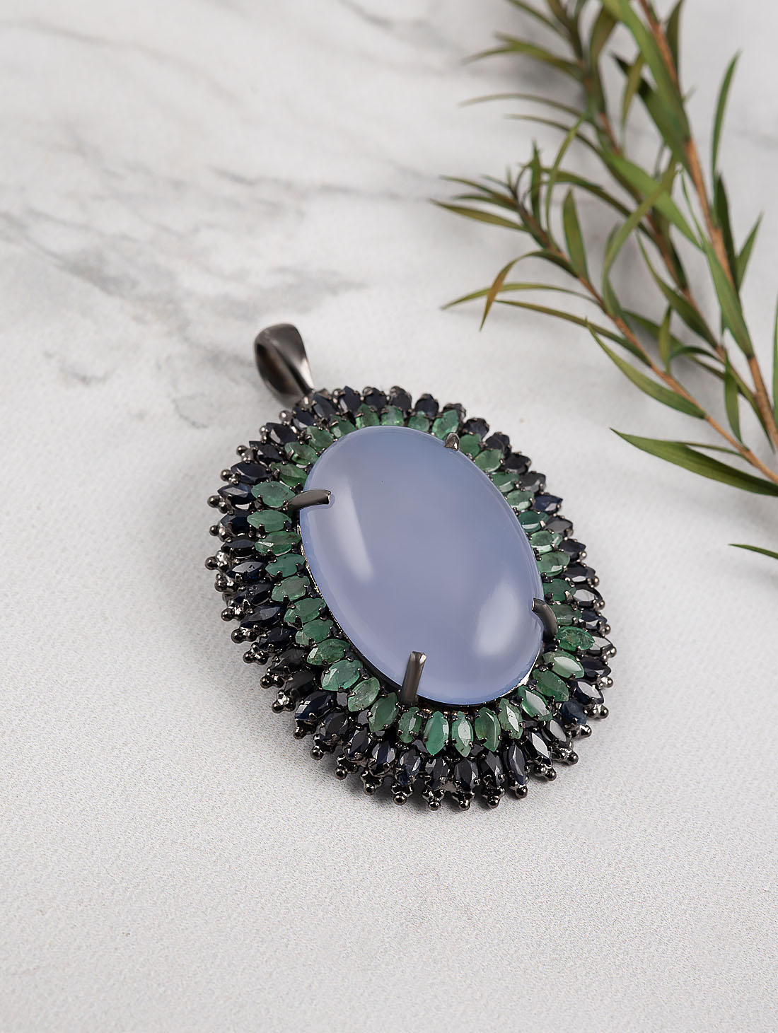 042339 Брошь-кулон (Ag 925)