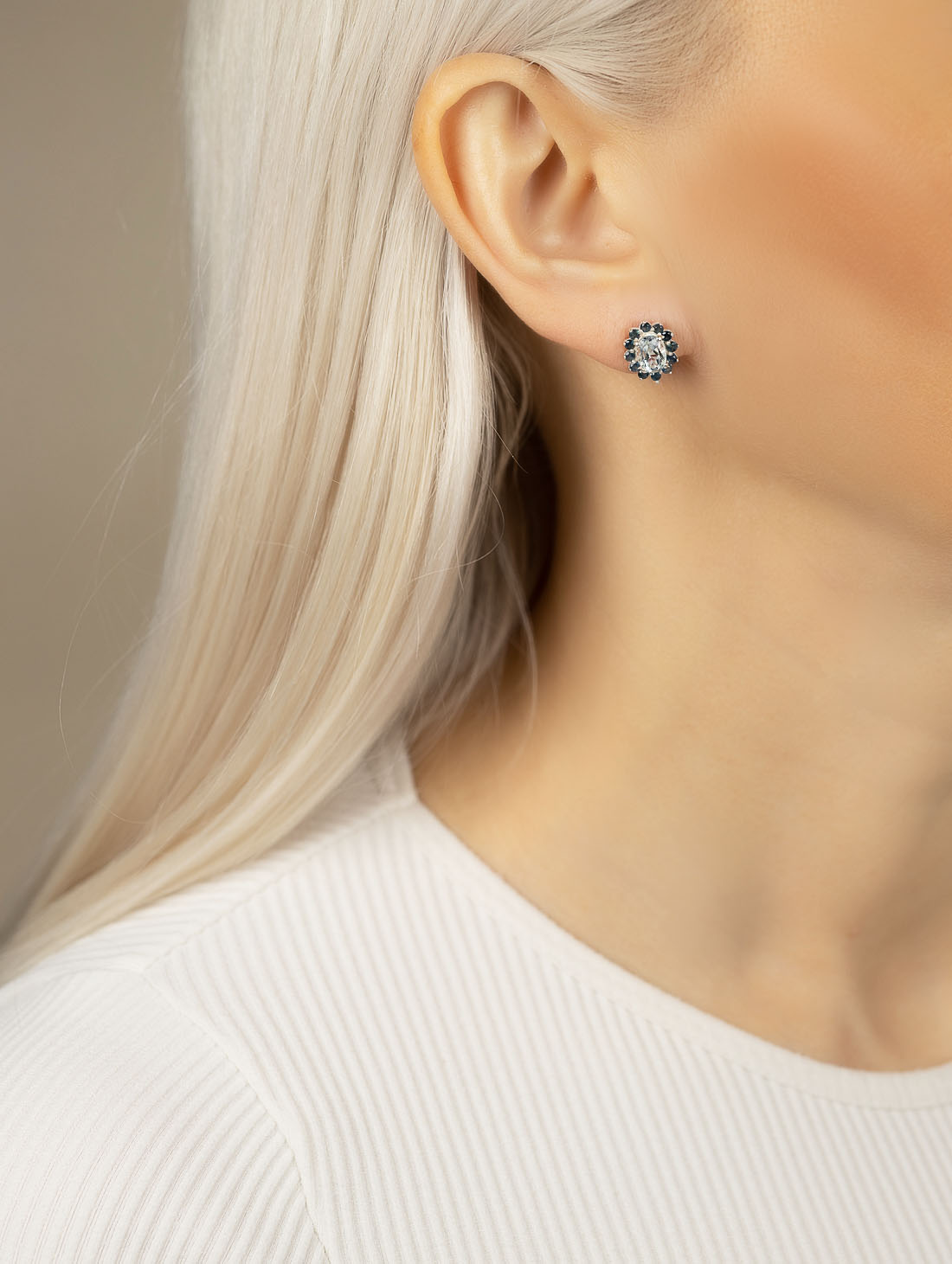 9413 Серьги пуссеты (Ag 925)