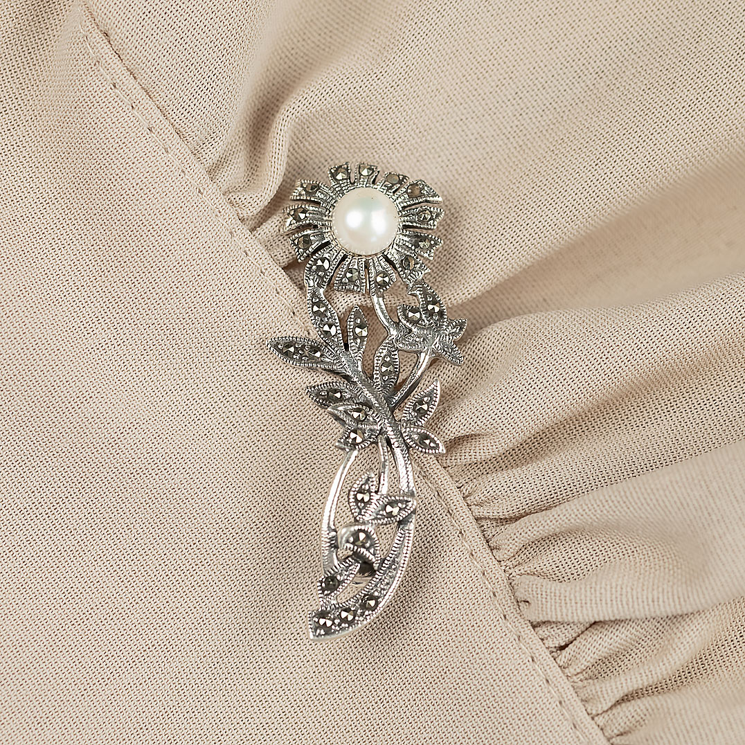 91370 Брошь (Ag 925)