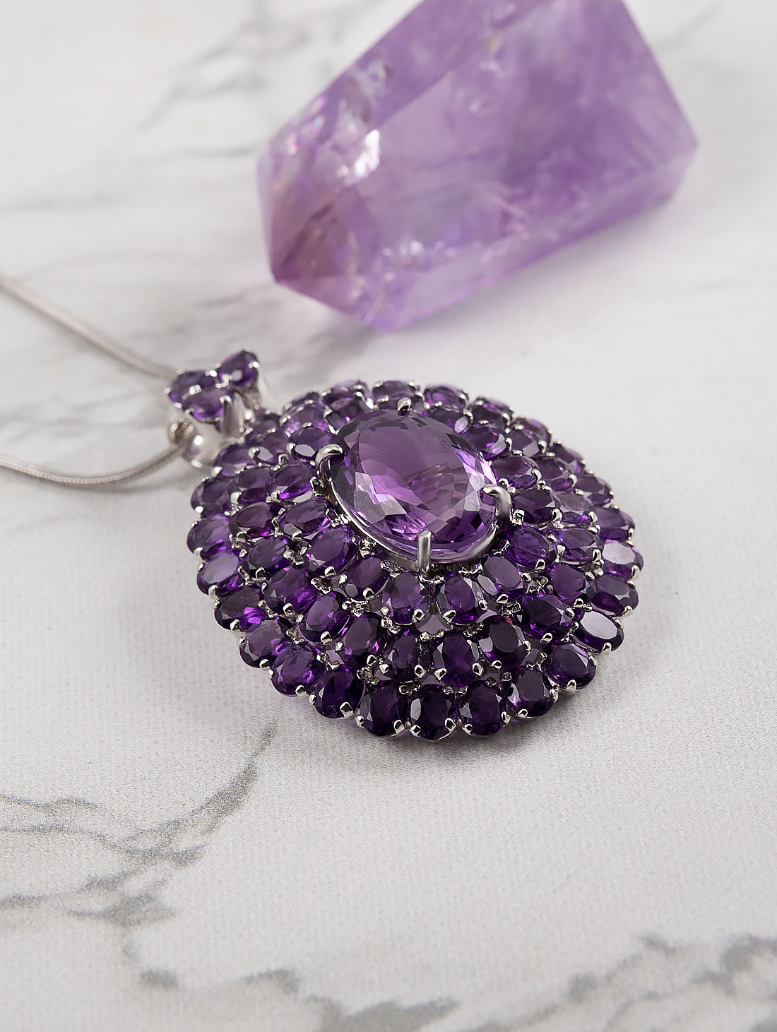 042351 Брошь-кулон (Ag 925)