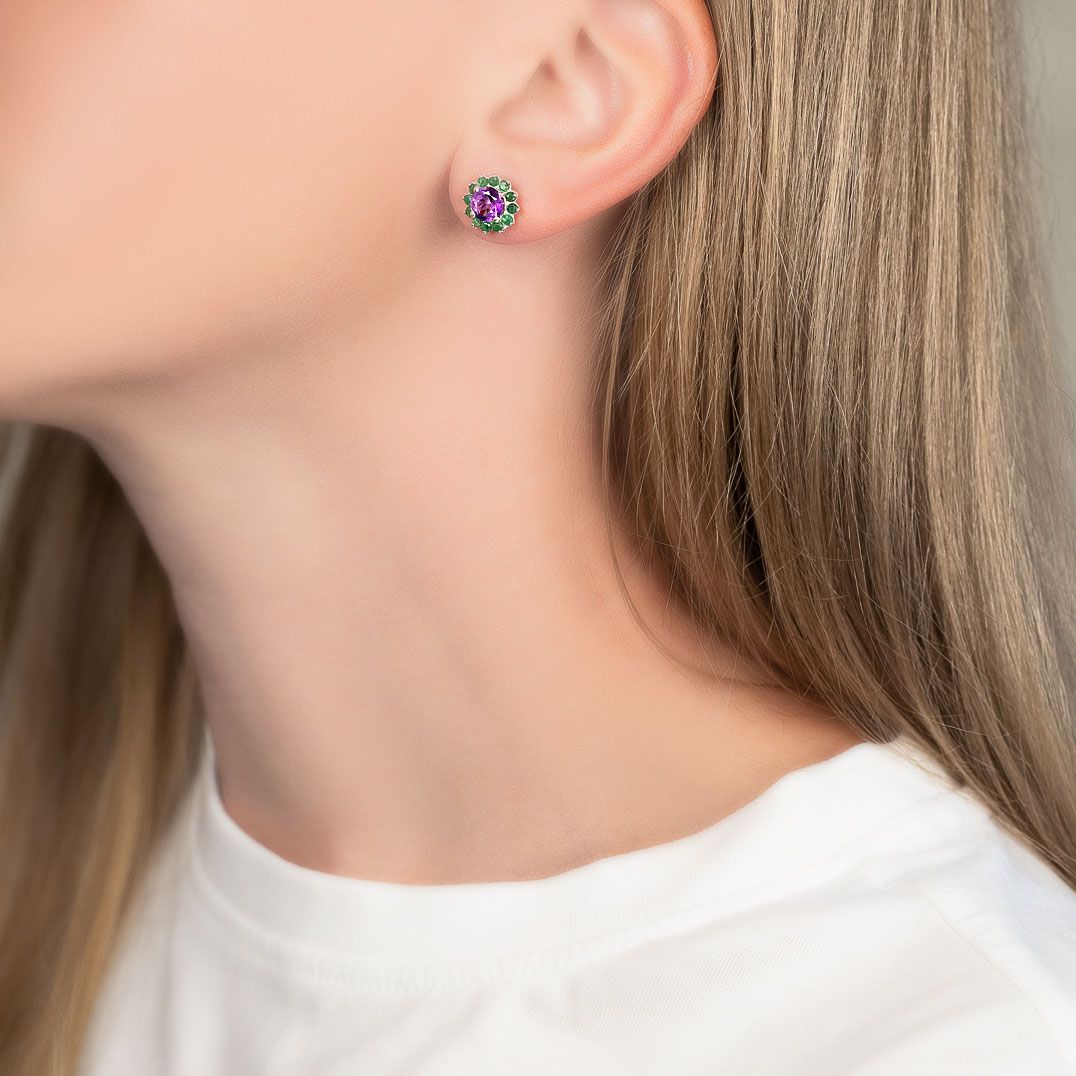 9272 Серьги пуссеты (Ag 925)