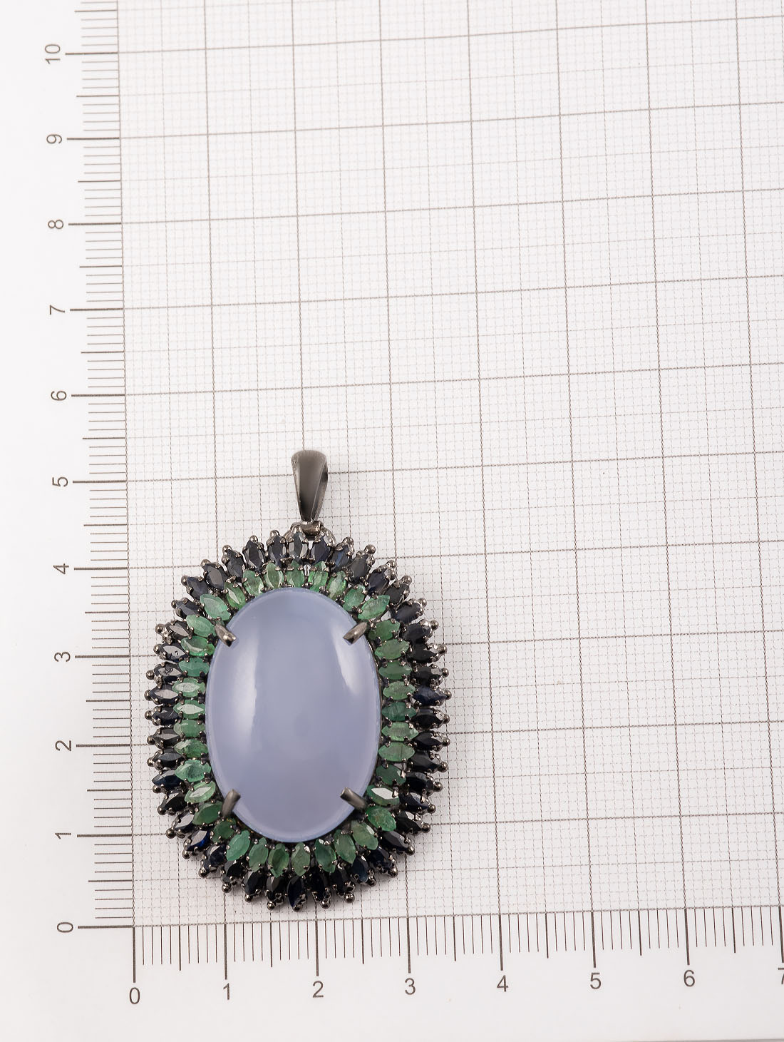 042339 Брошь-кулон (Ag 925)