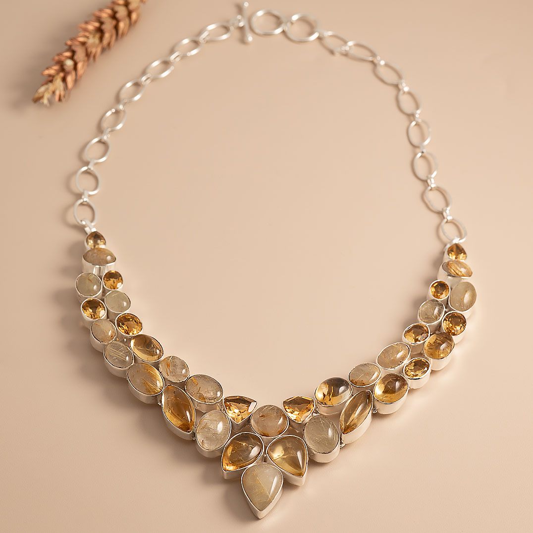 1300109 Колье (Ag 925)