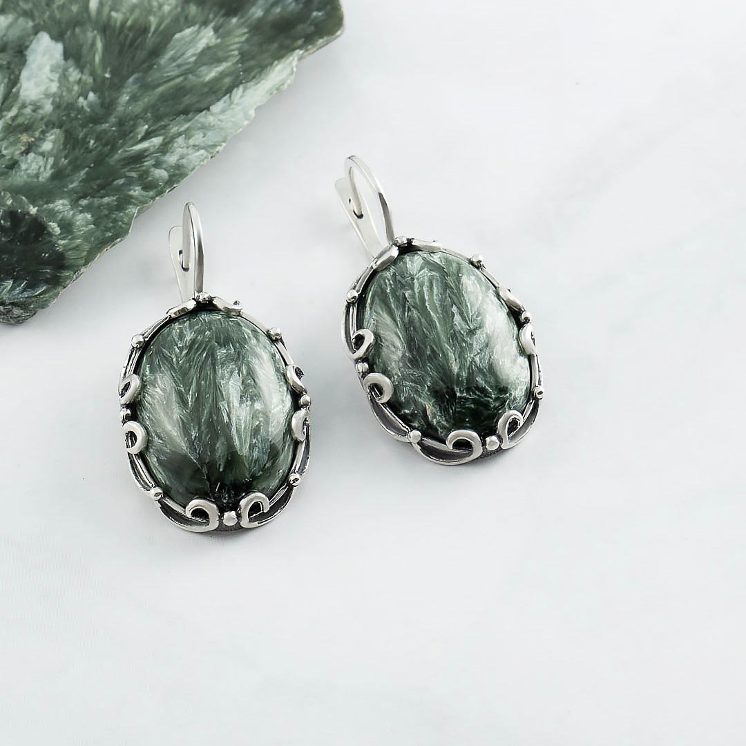 055505 Серьги (Ag 925)