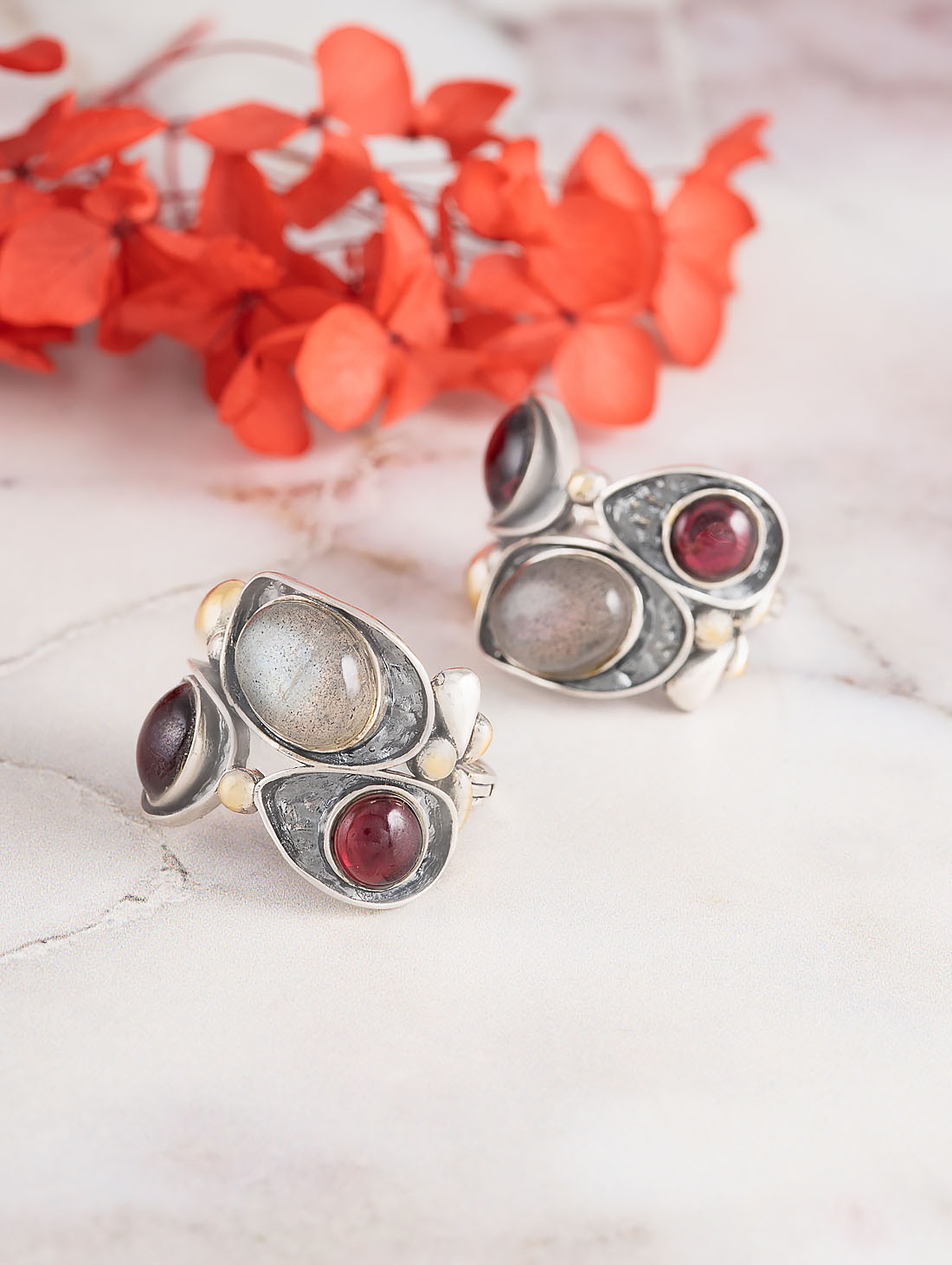 Err1452z ЛабГр Серьги (Ag 925)