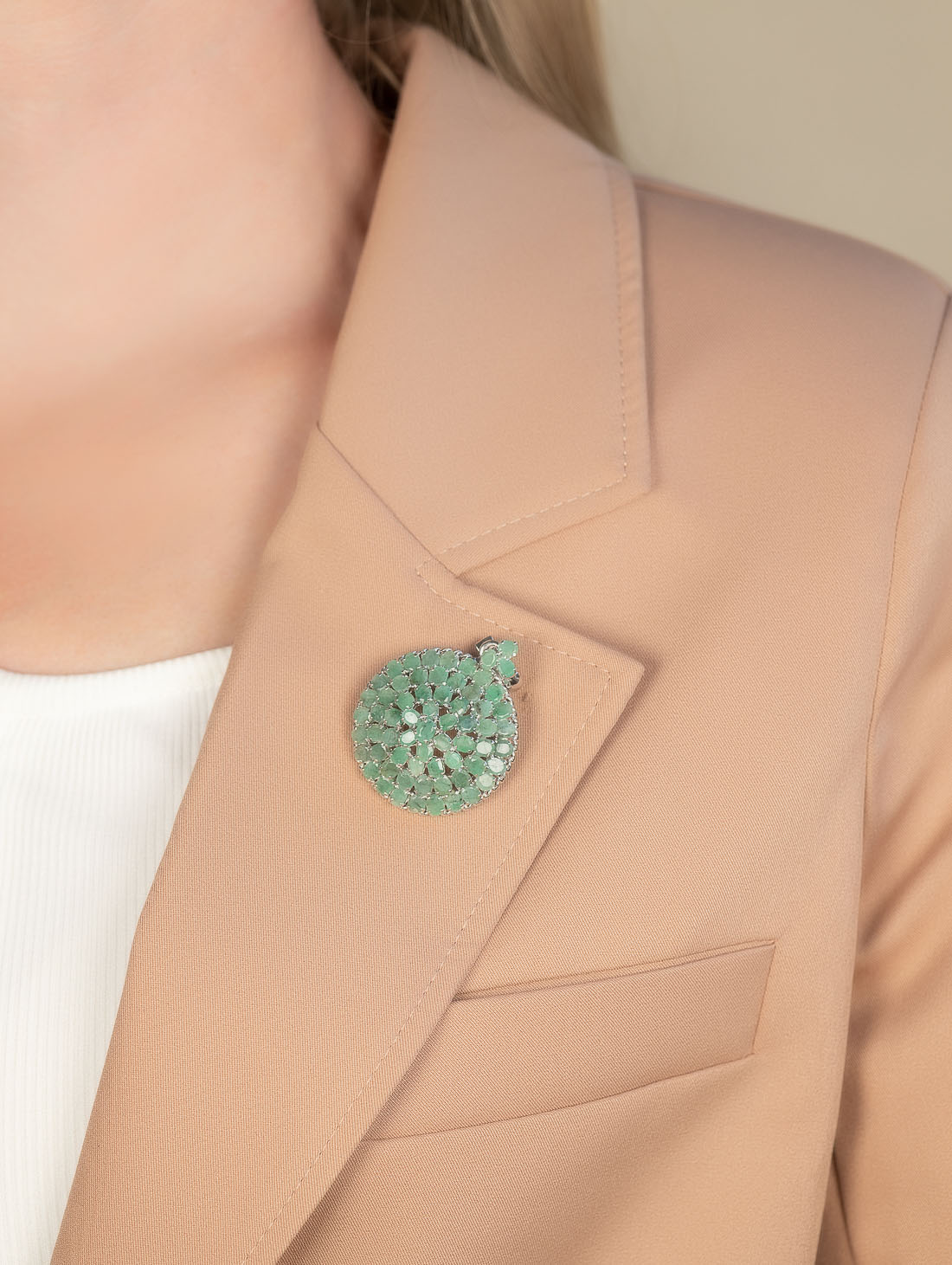 042359 Брошь-кулон (Ag 925)