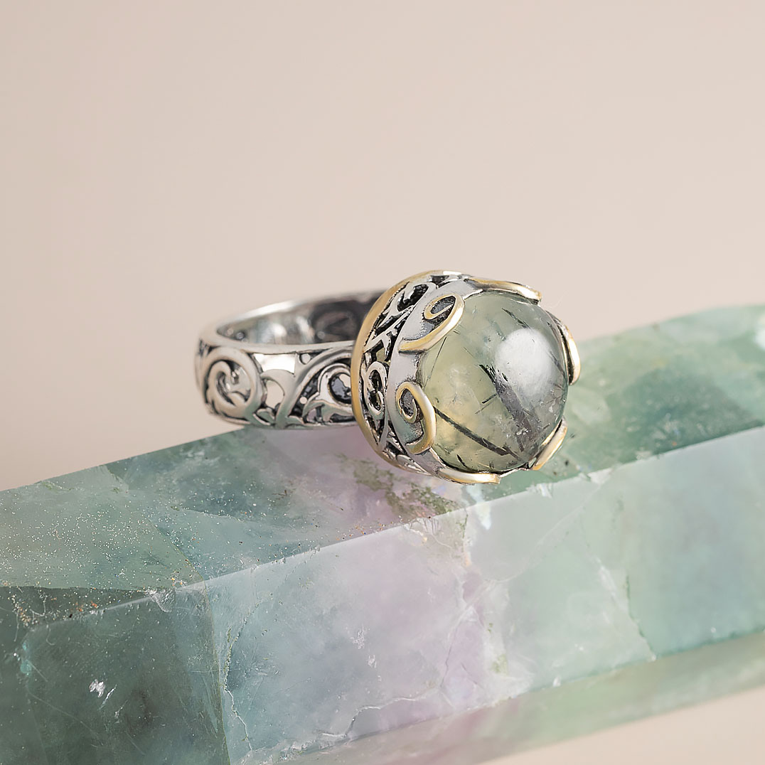 Rrr1351z Пренит Кольцо (Ag 925)