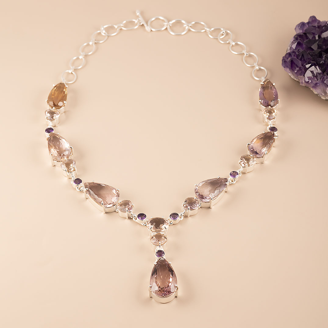 1300136 Колье (Ag 925)