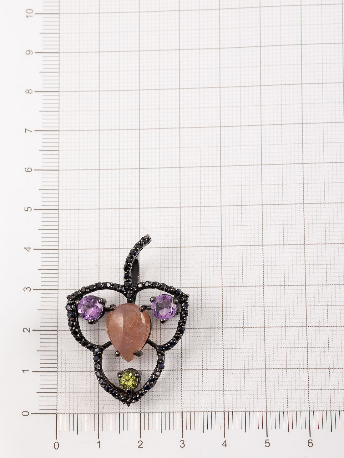 042400 Брошь-кулон (Ag 925)