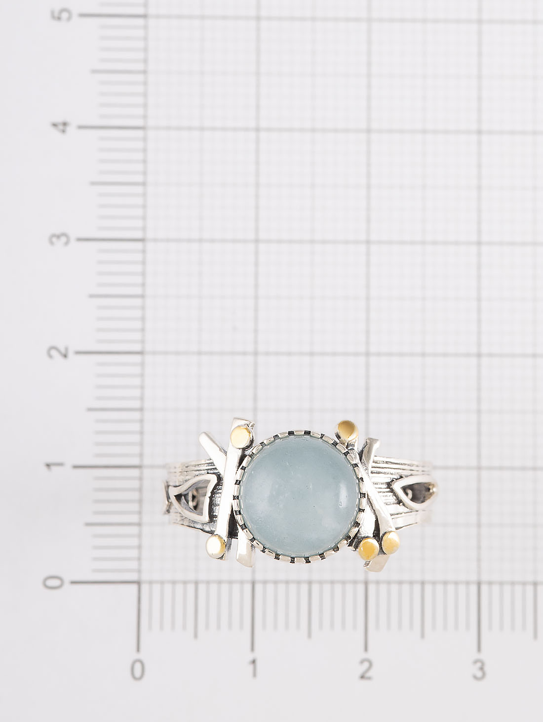 Rrr1491z Аквамарин Кольцо (Ag 925)