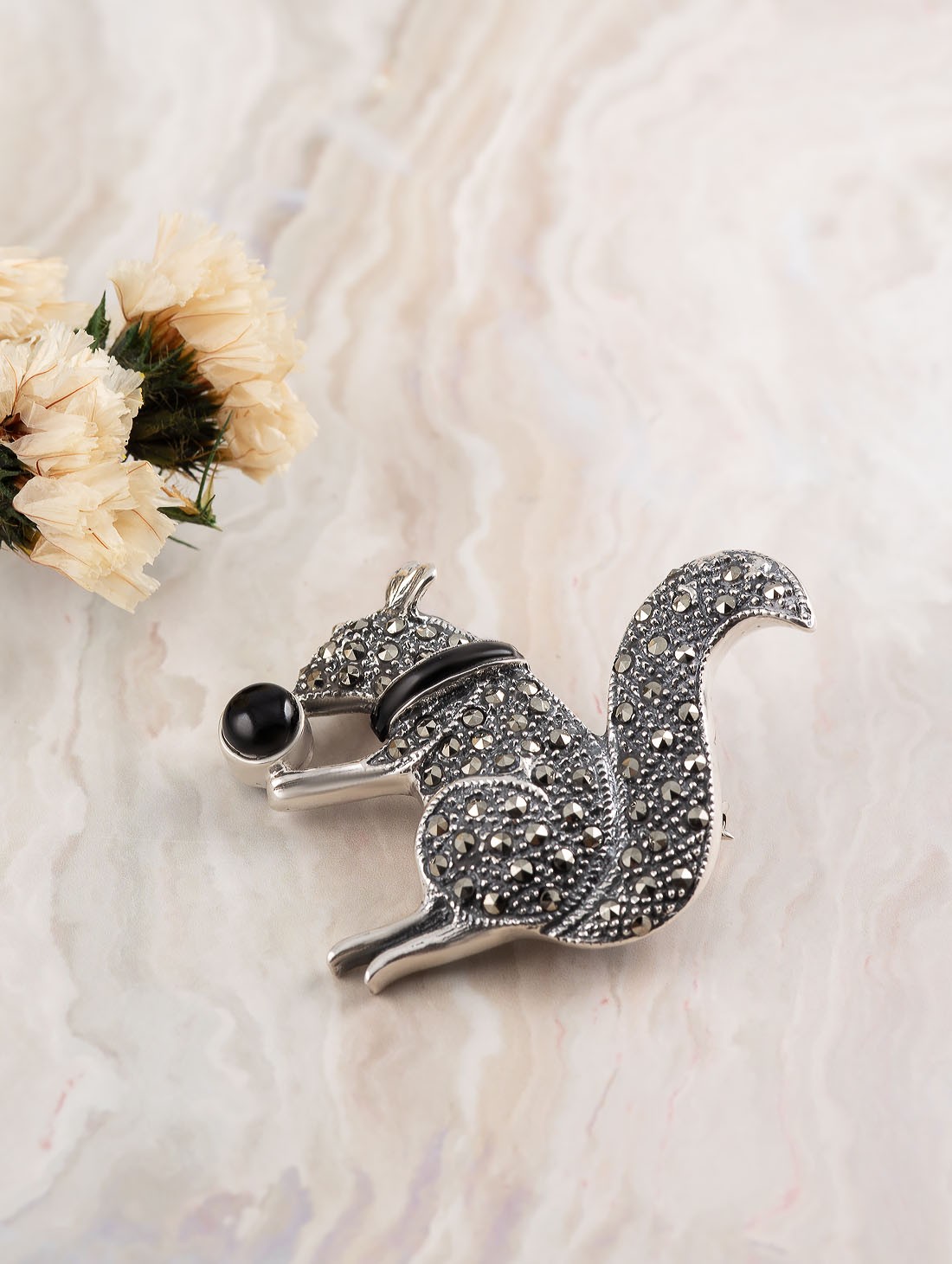 91593 Брошь (Ag 925)