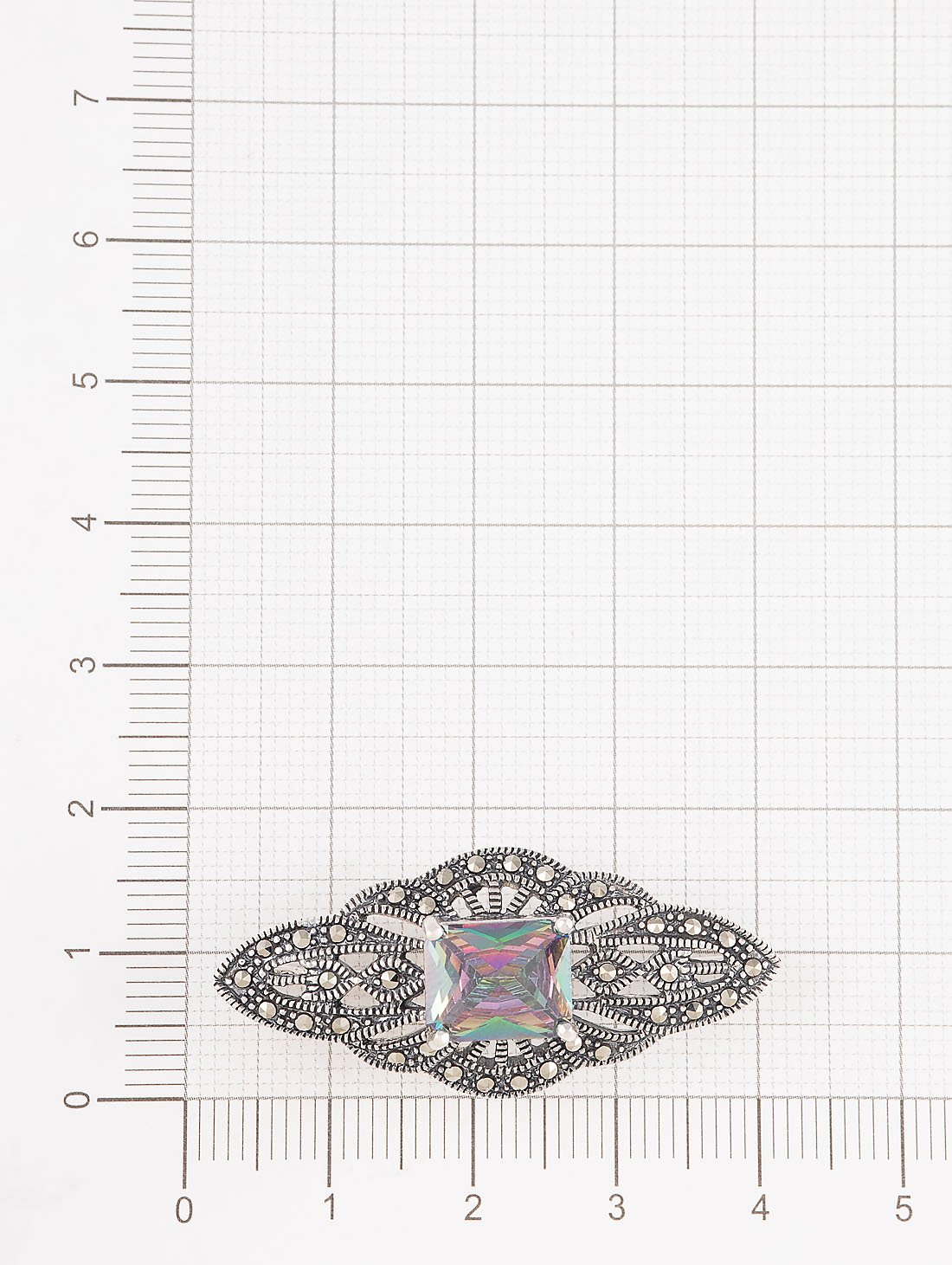 91573 Брошь (Ag 925)