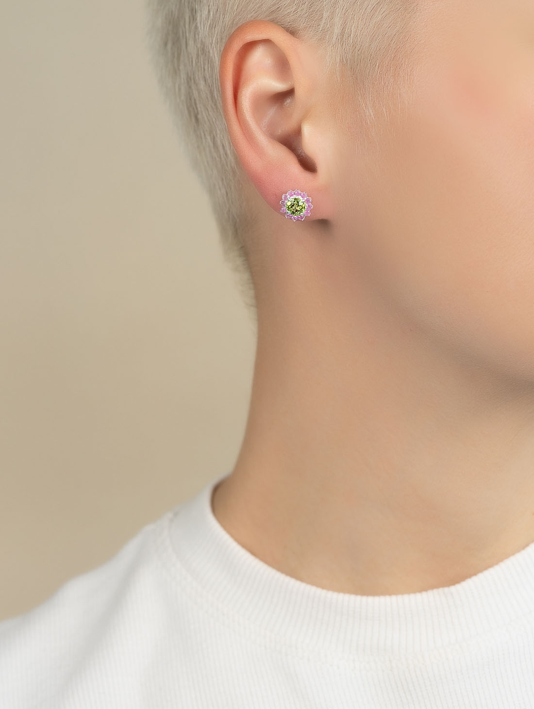 9384 Серьги пуссеты (Ag 925)